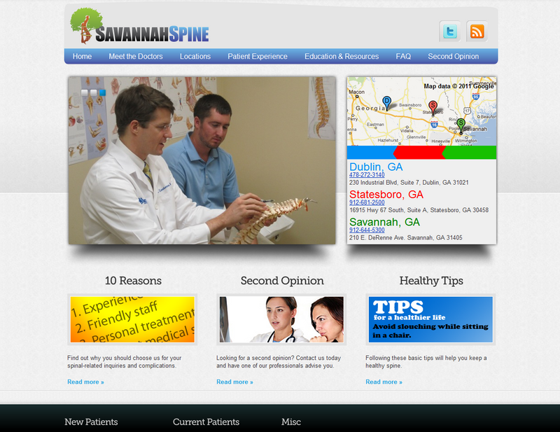 The Savannah Spine home page